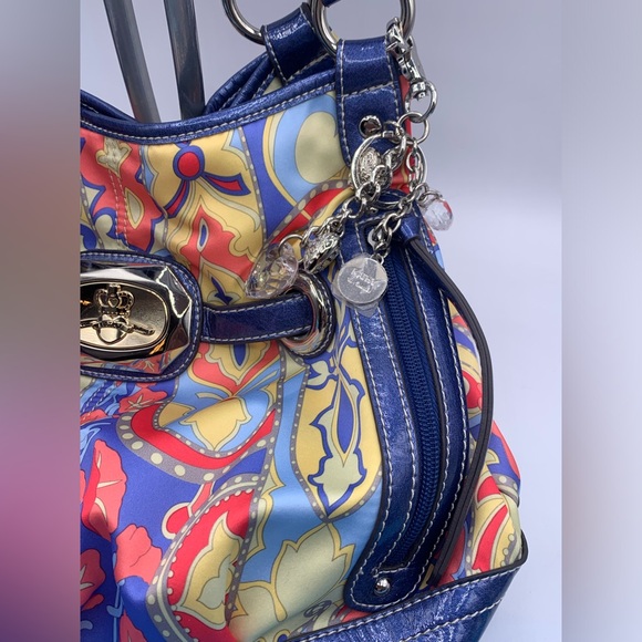 Kathy Van Zeeland Purse Retro Style With Dust Bag - Picture 3 of 12